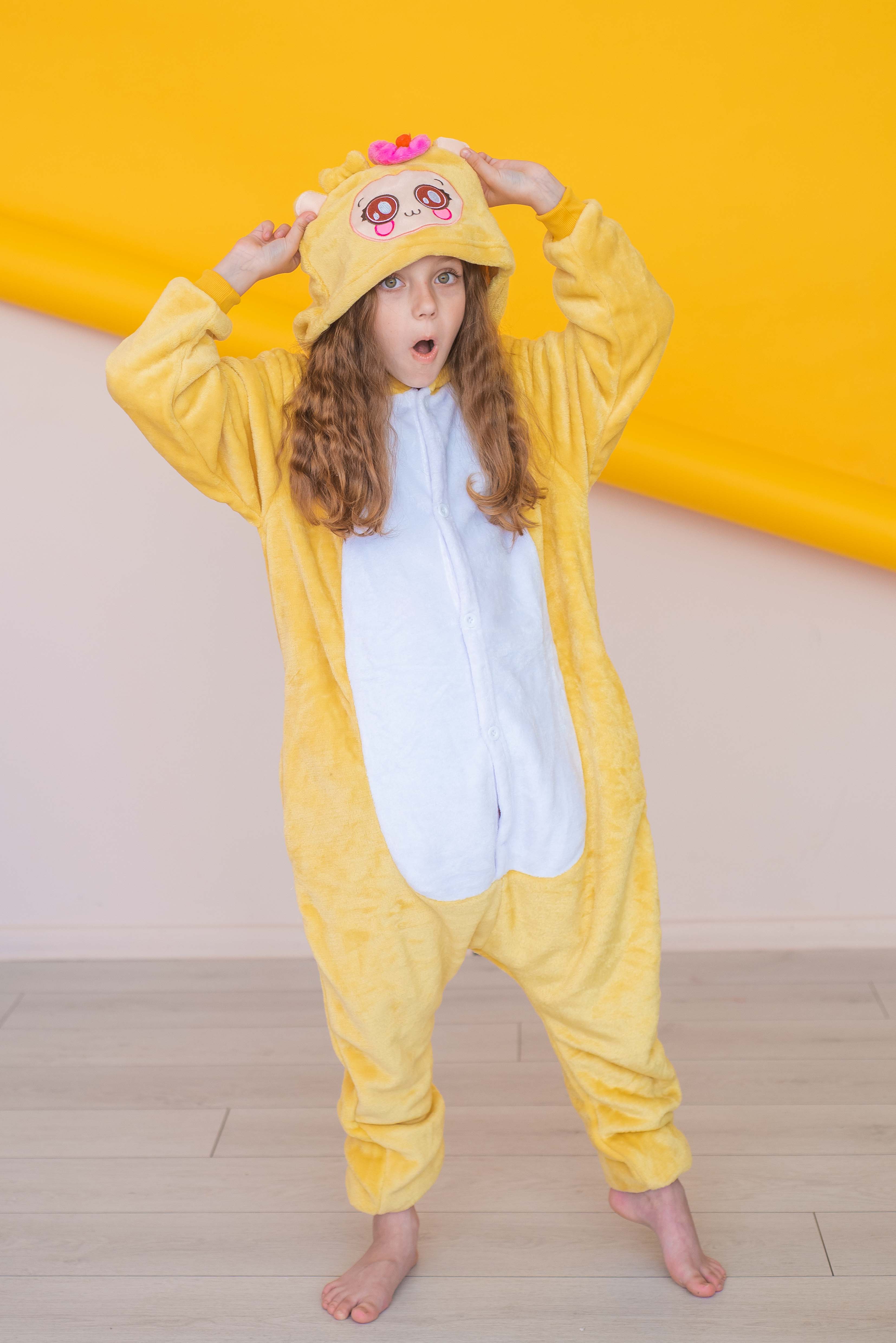 

Пижама Кигуруми детская BearWear Мартышка девочка M 115 - 125 см Желтый (K0W1-0090-M)