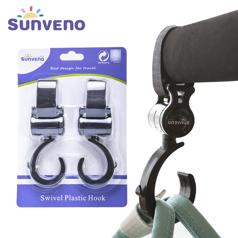 

Крючки Sunveno для крепления рюкзака на коляску Черный