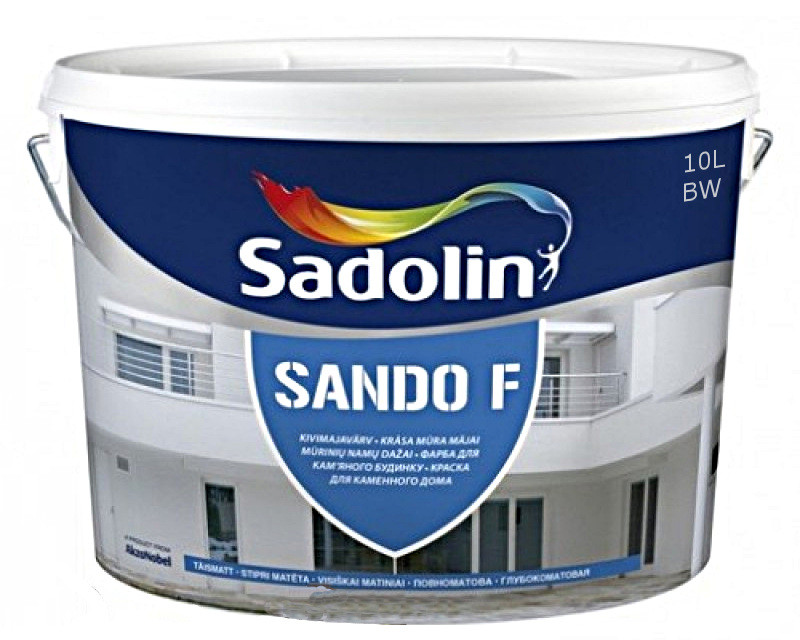 

Краска латексная SADOLIN SANDO F фасадная белая - база ВW 10л