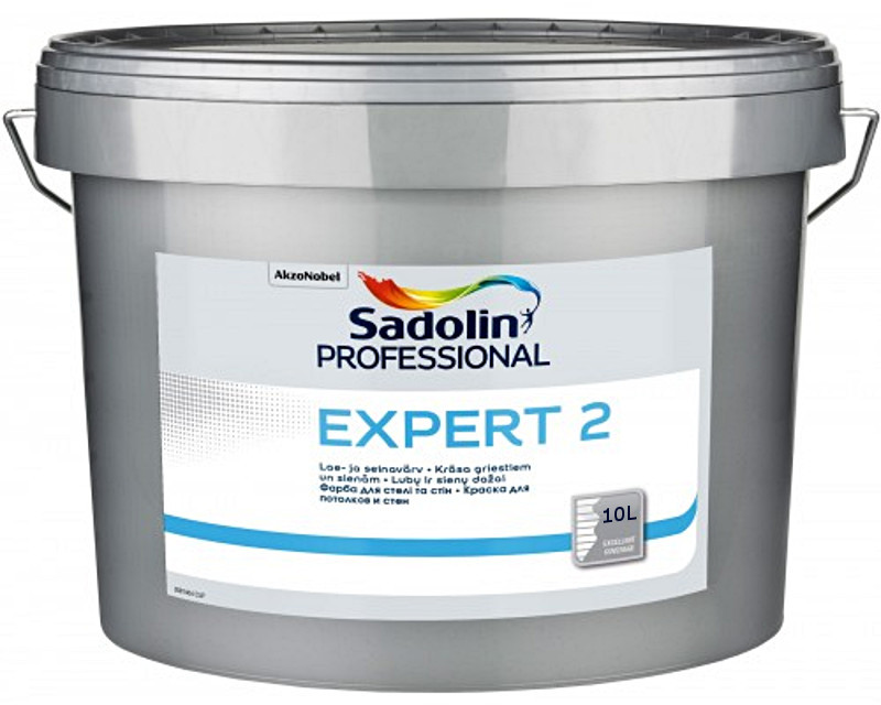 

Краска акрилатная SADOLIN EXPERT 2 интерьерная белый (база ВW) 10л