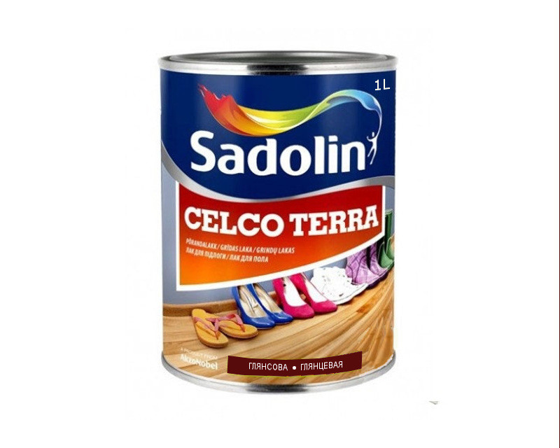 

Лак полиуретановый SADOLIN CELCO TERRA паркетный глянцевый 1л