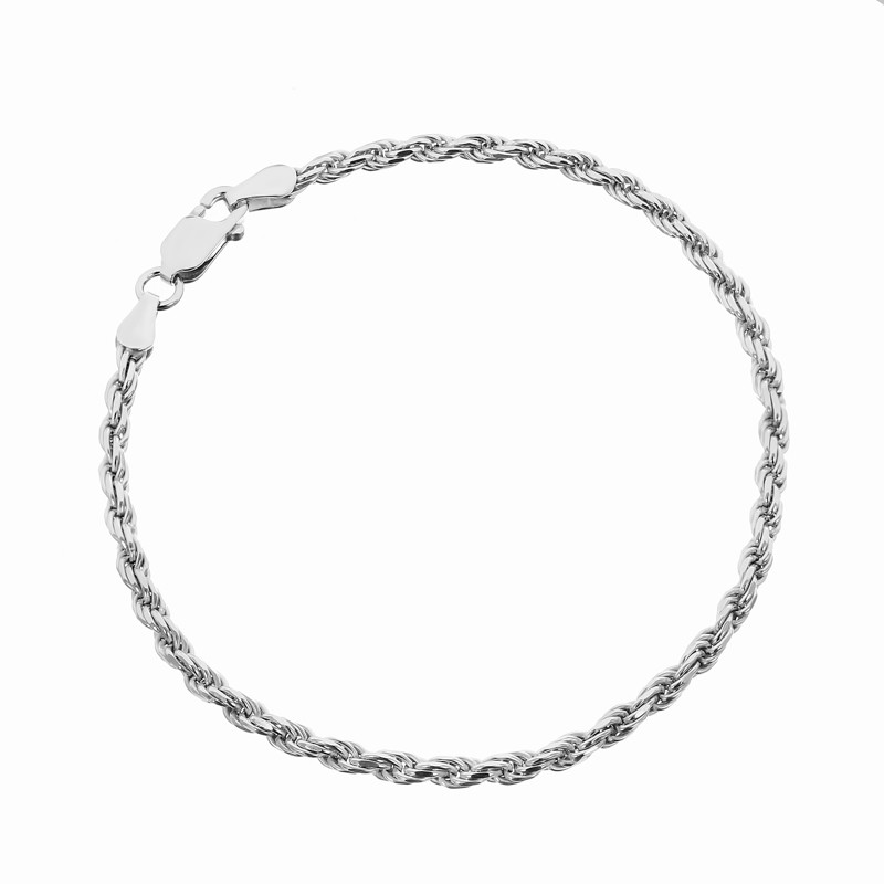 

Серебряный браслет Silvex925 родированный - жгут 802Р 5/19