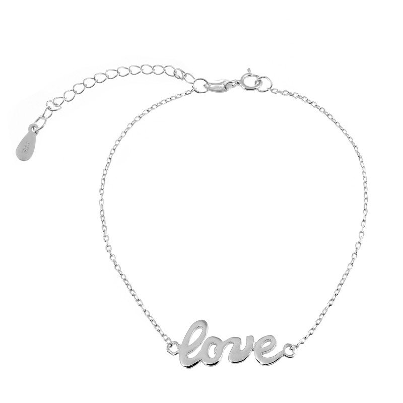 

Серебряный браслет Silvex925 "Love" Б2/800