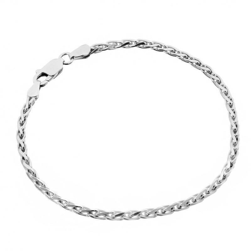 

Серебряный браслет Silvex925 родированный - колос 857Р 4/19