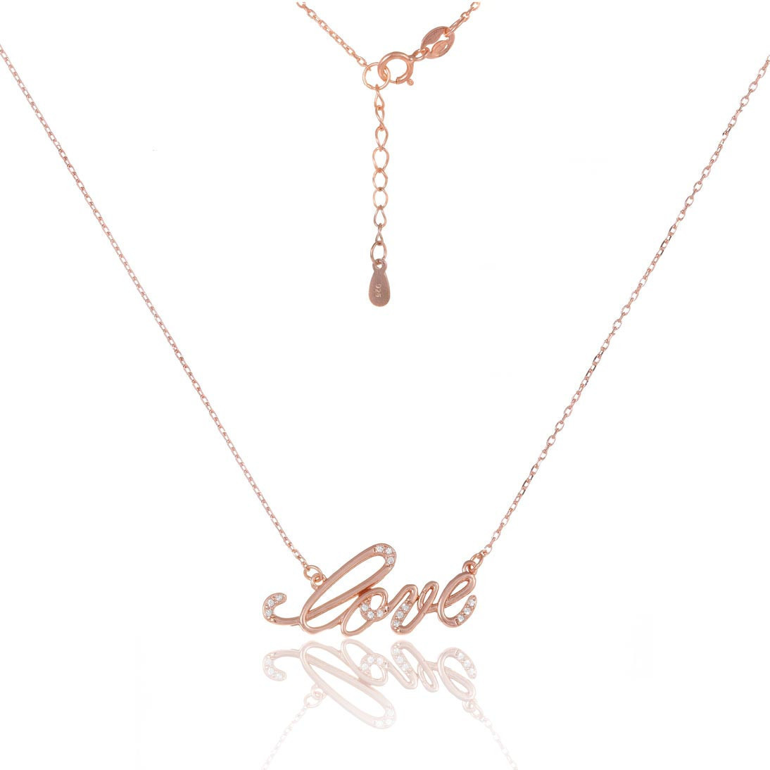 

Серебряное колье Silvex925 "Love" Кл3Ф/810
