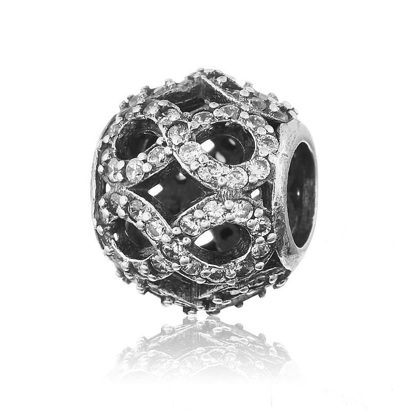 

Серебряная бусина - шарм Silvex925 "Преданность" П5Ф/725