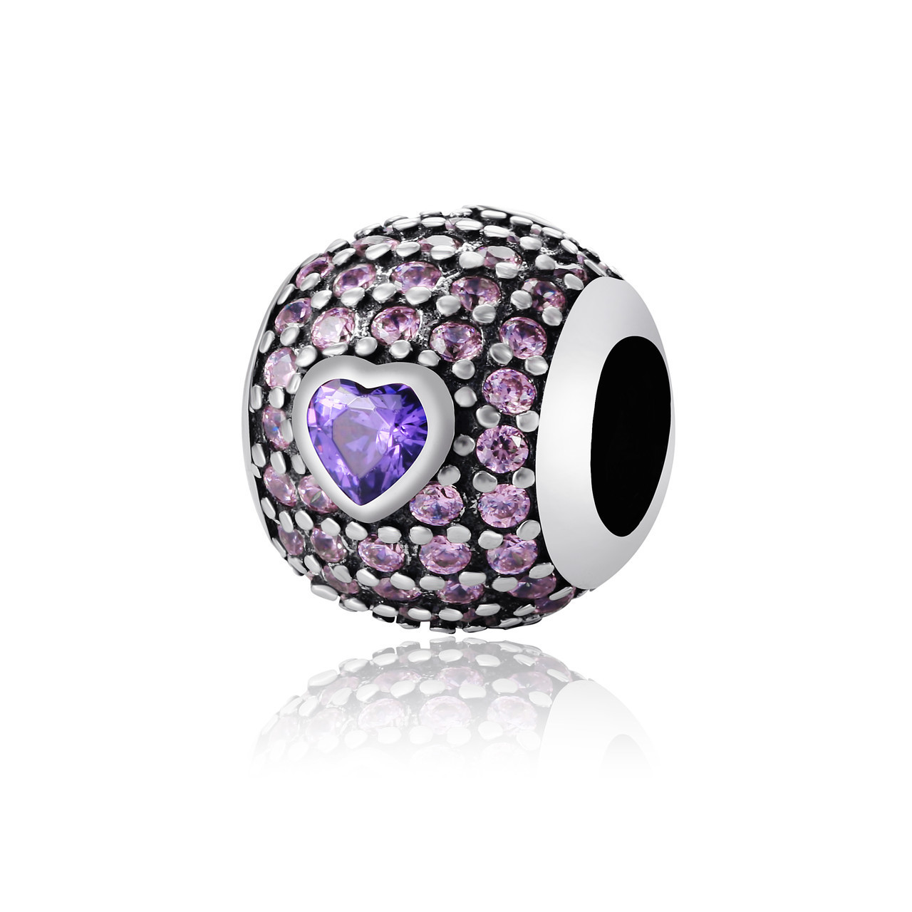 

Серебряная бусина - шарм Silvex925 "Волшебное сердце" П5ФРА/7009