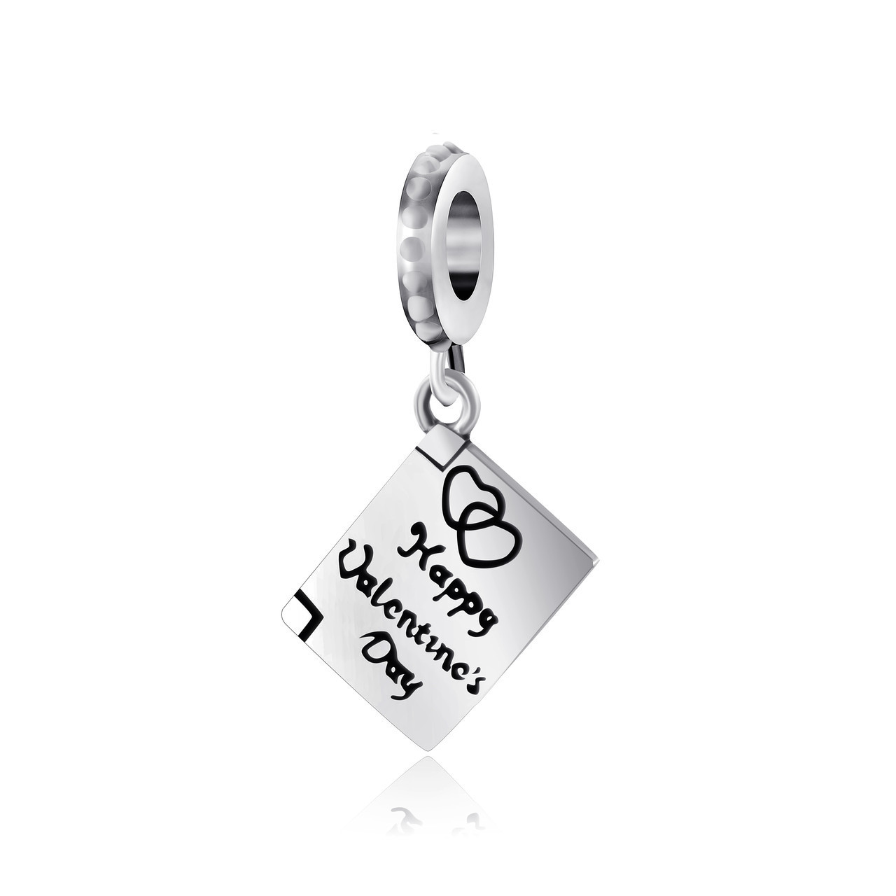 

Серебряная бусина - шарм Silvex925 "С днем Св.Валентина" П5/7003