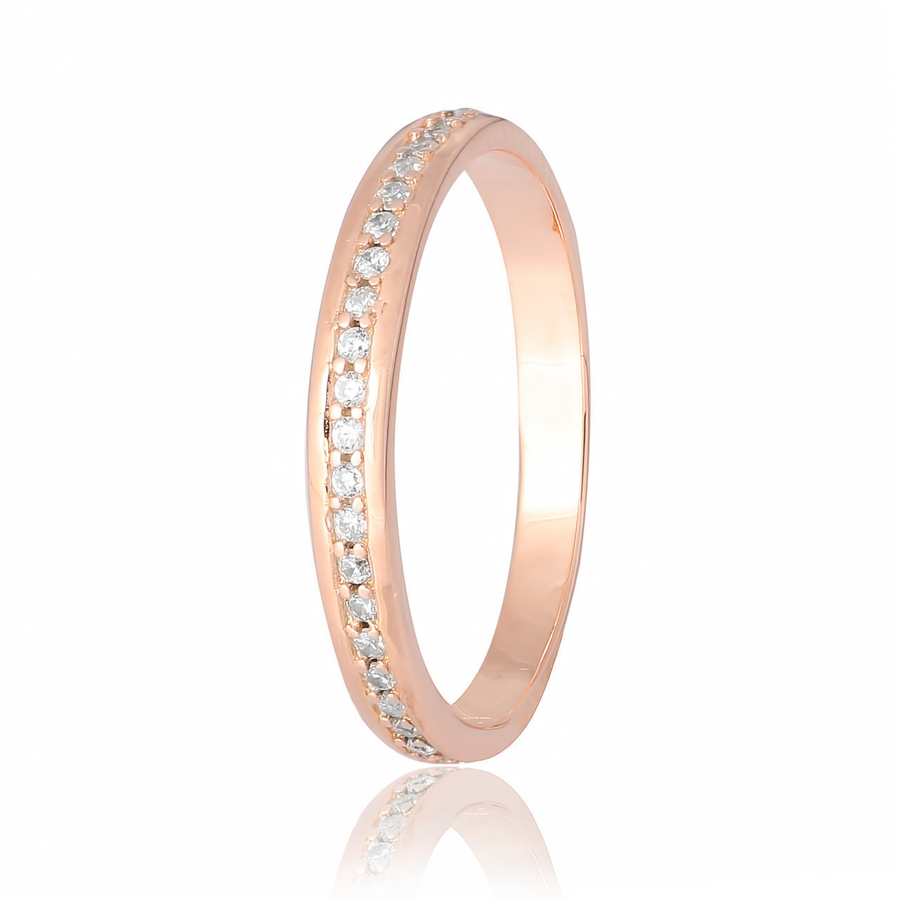 

Серебряное кольцо позолоченное с фианитом Silvex925 К3Ф/276 - 17