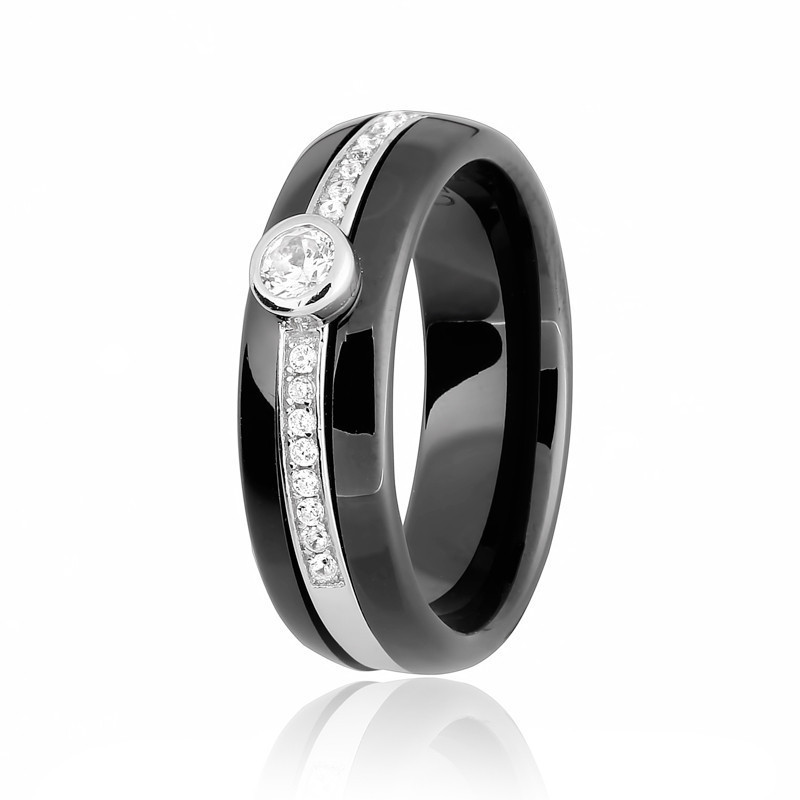 

Серебряное кольцо керамическое Silvex925 К2ФК/1000 - 17
