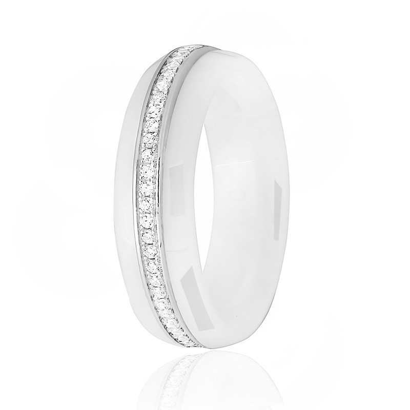 

Серебряное кольцо керамическое Silvex925 КК2ФК1/1000 - 18,5