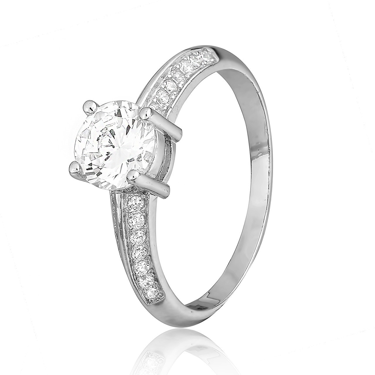 

Серебряное кольцо с фианитом Silvex925 К2Ф/240 - 17