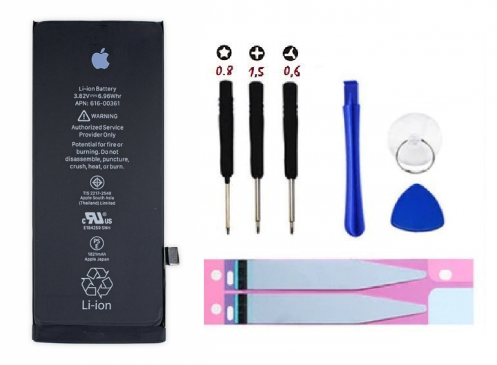 

Аккумулятор Apple iPhone 8 1821mAh + набір для заміни аккумулятора