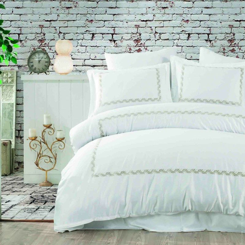 

Постельное белье вышивка Dantela 200x220 Spike
