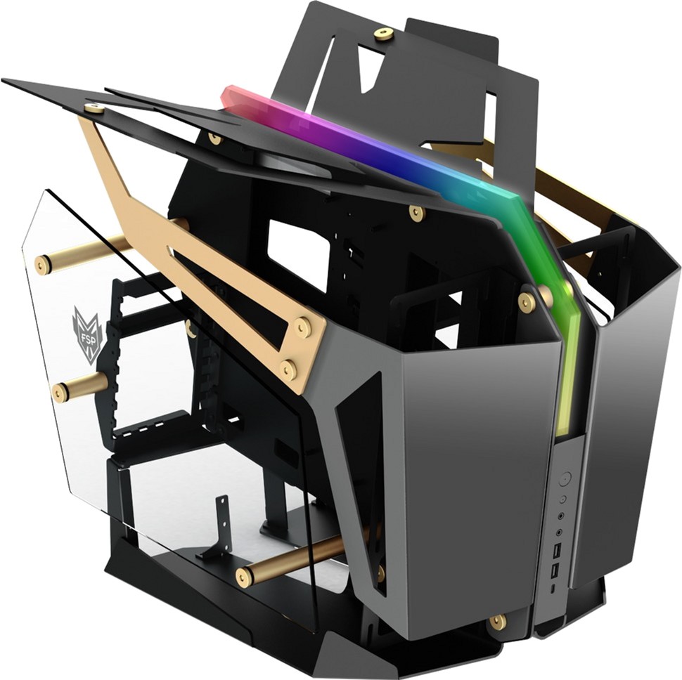 

Корпус FSP T-Wings CMT710 Gold