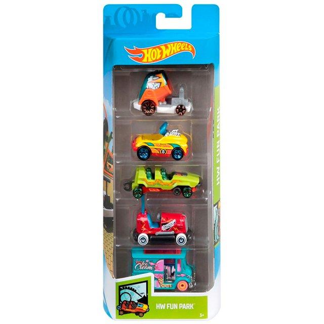 

Набір машинок Hot Wheels Fun Park 5-Pack 1:64 серія Парк розваг (1806) (GHP49)