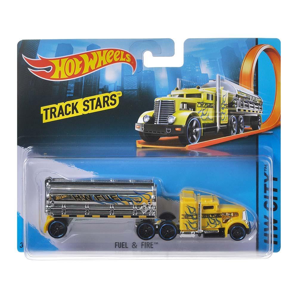 

Грузовик трейлер Hot Wheels Track Truck Fuel & Fire HW City BFM64-K912 (BFM64)