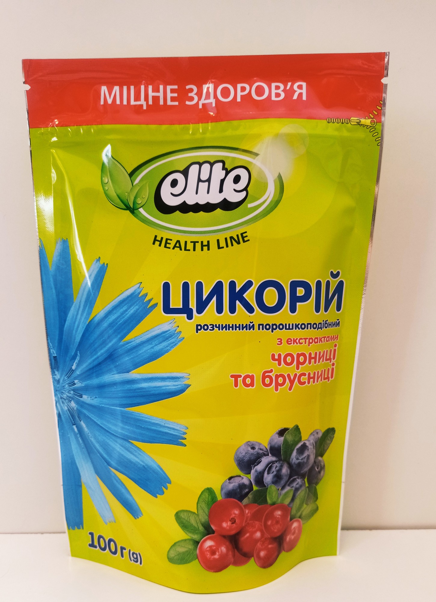 Купити Розчинний напій Цикорій Еліт Elite з чорницею і брусницею 100г ...
