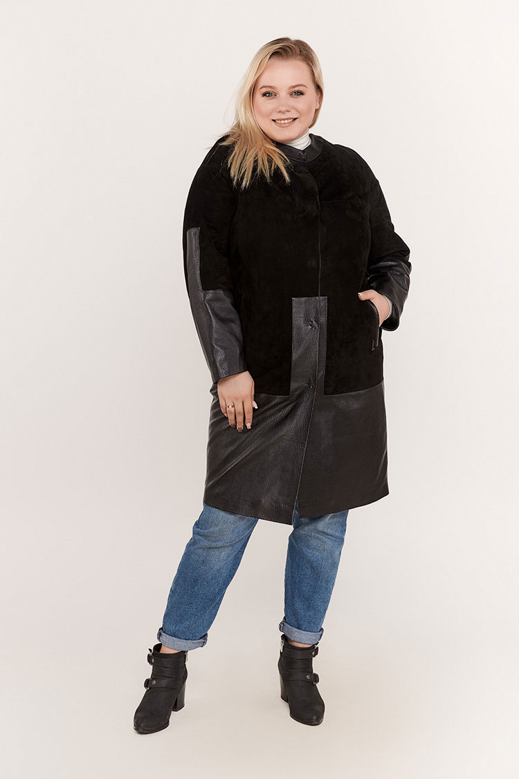 

Куртка Ricca donna Dc-1746  Черная 160250006, Куртка Ricca donna Dc-1746 2XL Черная 160250006