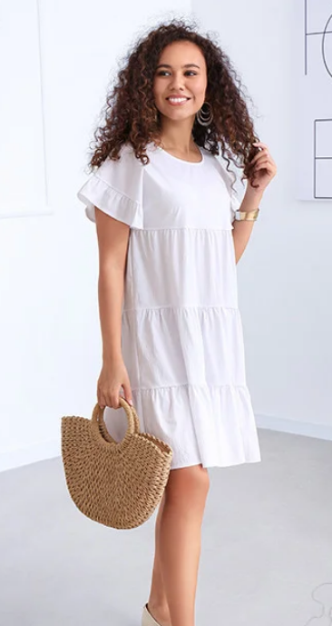 

Женское платье Fashion Woman GF000852 белый р46-48