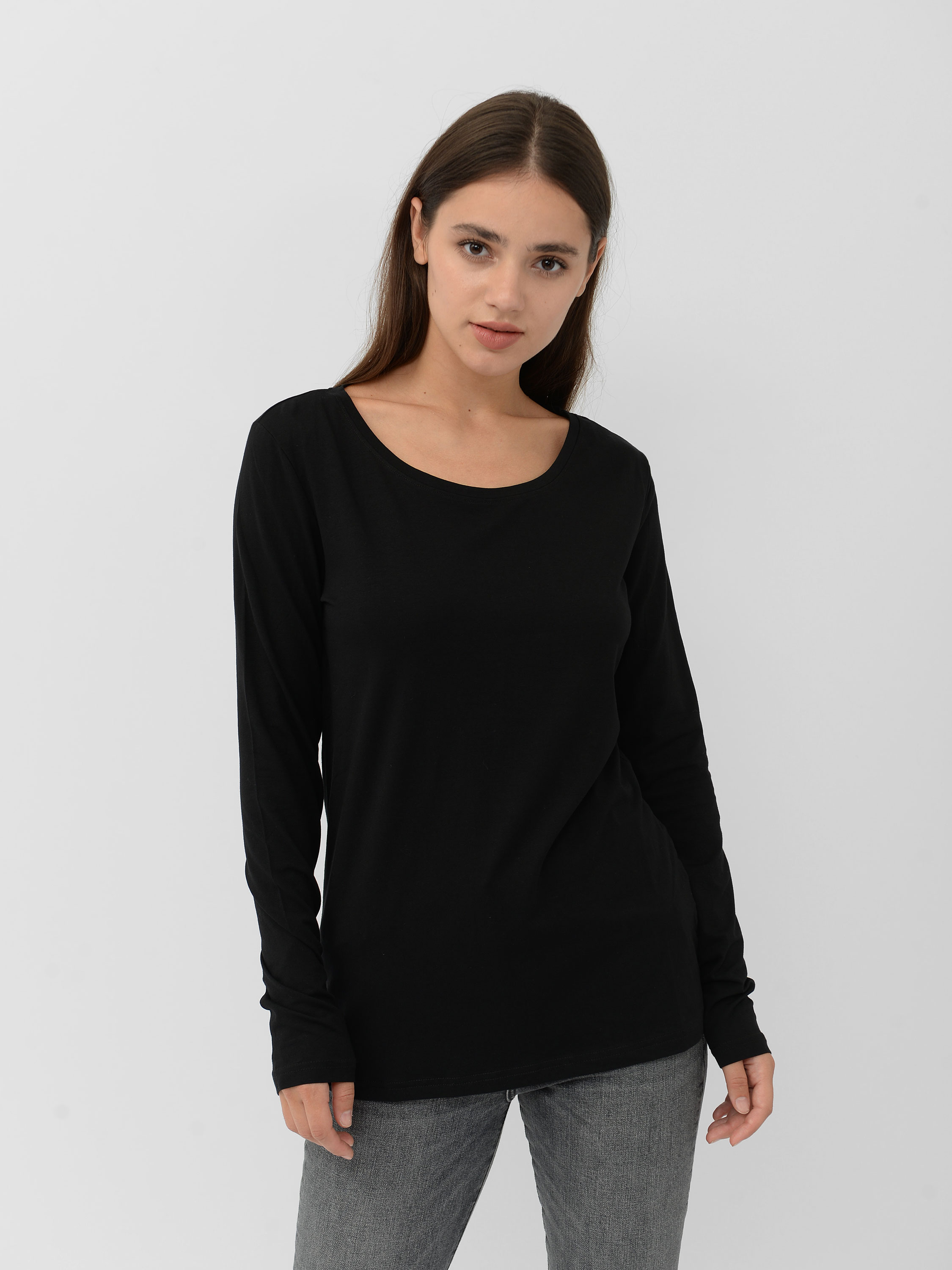 

Лонгслив H&M 1896298 L Черный