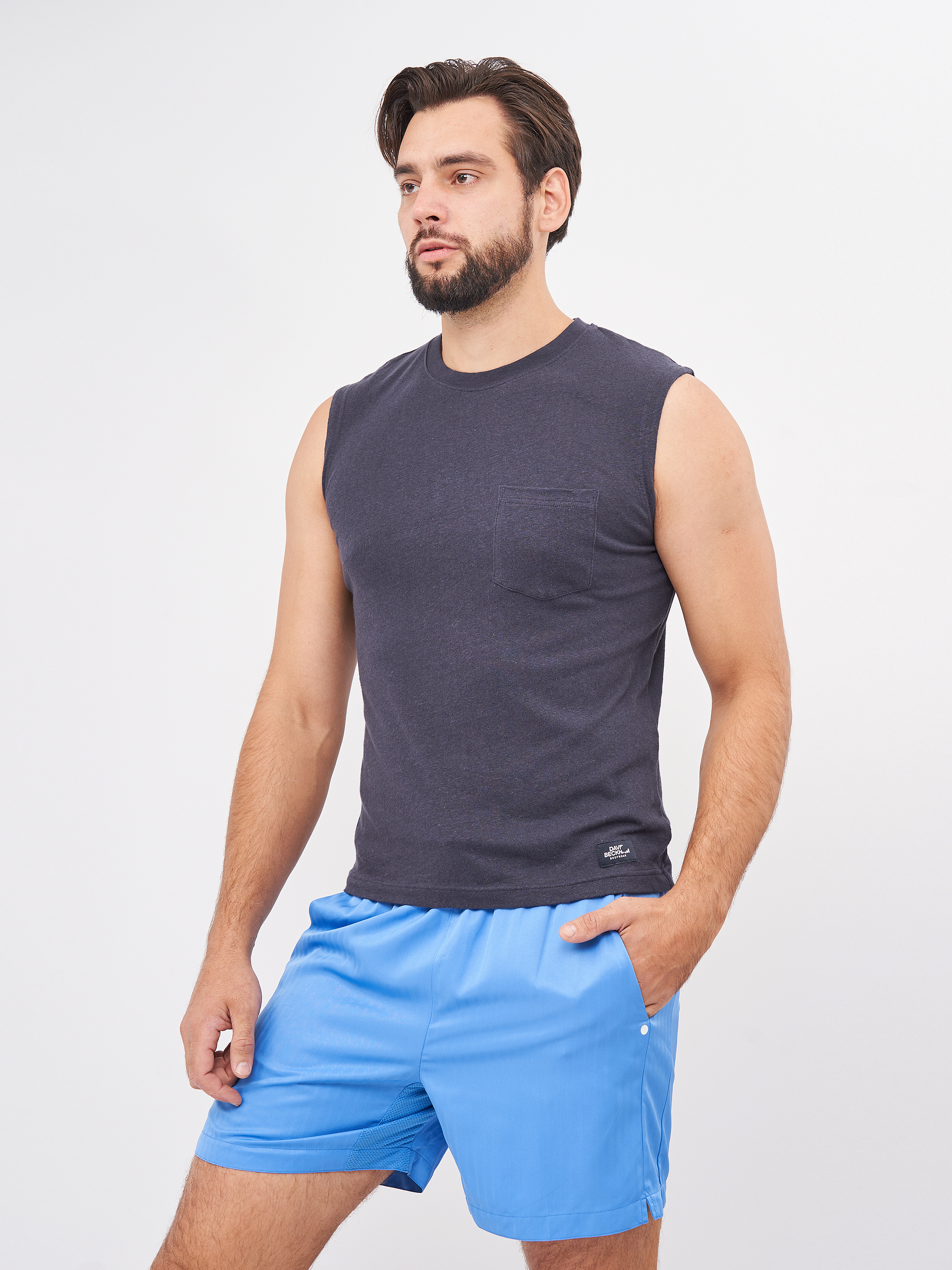 

Майка H&M 2574691  Темно-синяя, Майка H&M 2574691 XS Темно-синяя