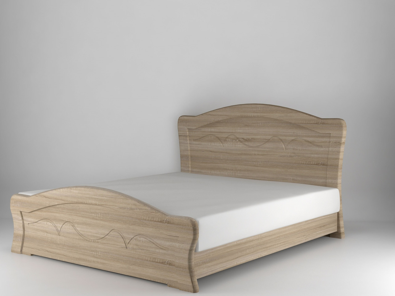 

Кровать Неман Виолетта + 4 ящика 160x200 дуб сонома