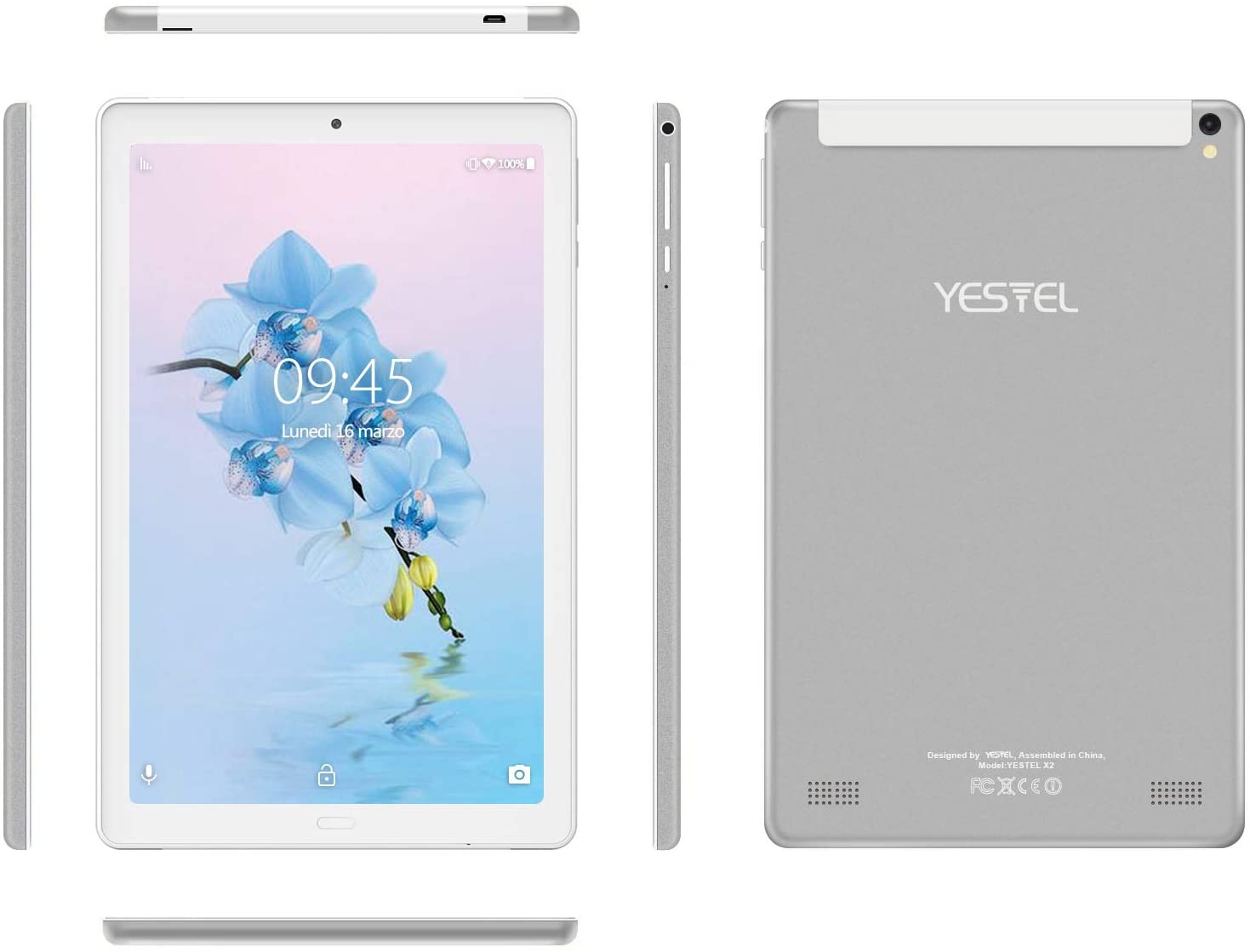 Планшет Yestel X2 10.1 IPS Android 10 QuadCore 2/32Gb Wi-Fi 8000mAh Gold –  фото, отзывы, характеристики в интернет-магазине ROZETKA от продавца: AD  Smart Solutions