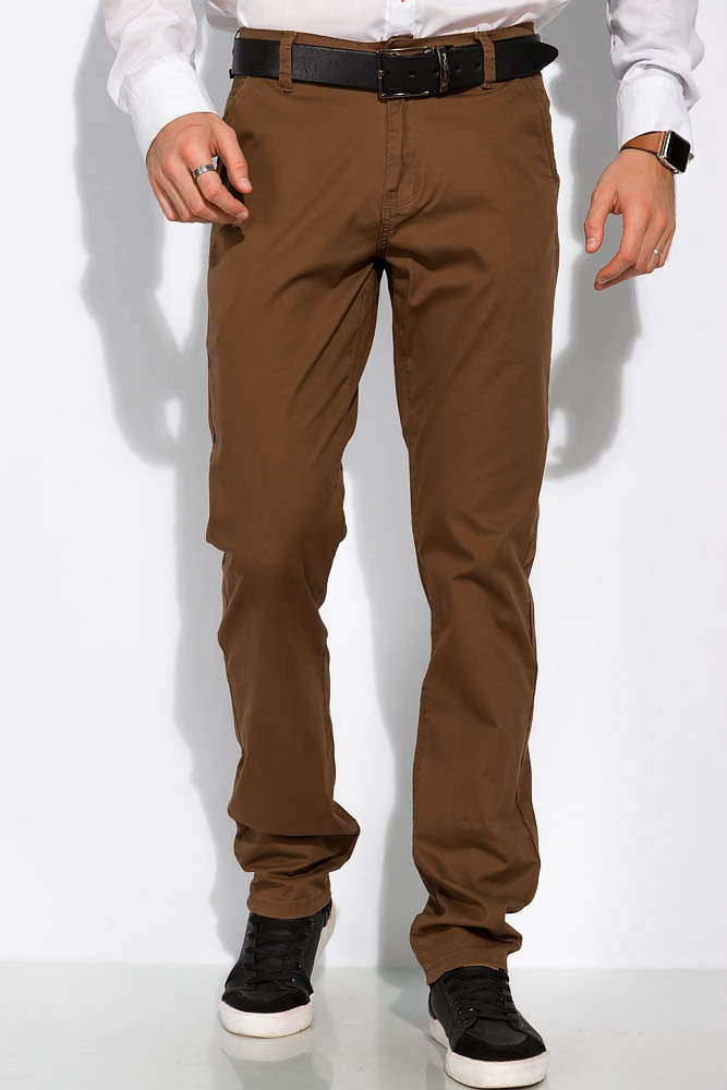 

Брюки однотонные Time of Style 120PCI0065 31 Светло-коричневый