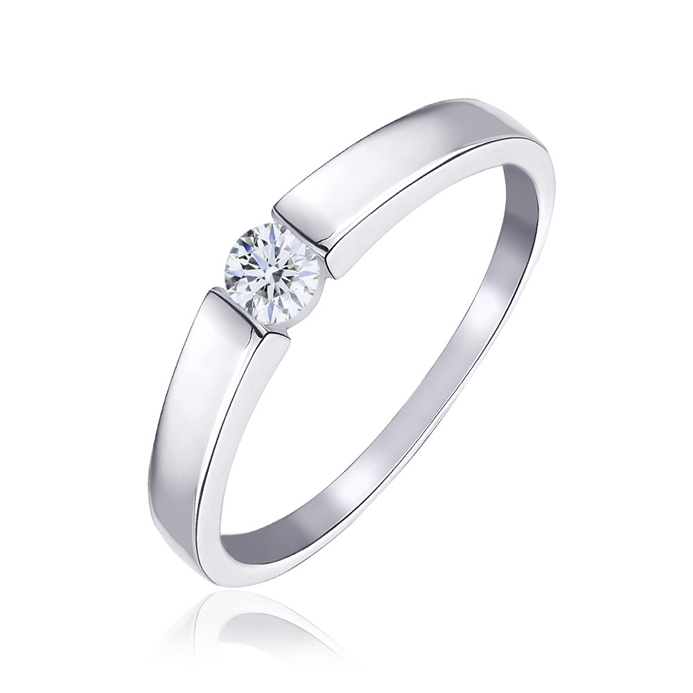 

Серебряное кольцо с фианитом Silvex925 КК2Ф/264-16,5