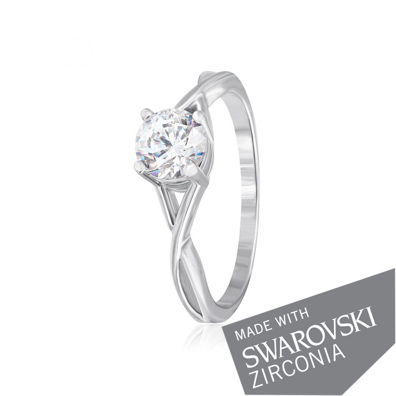 

Серебряное кольцо с цирконием Silvex925 SWAROVSKI ZIRCONIA К2С/862 - 16