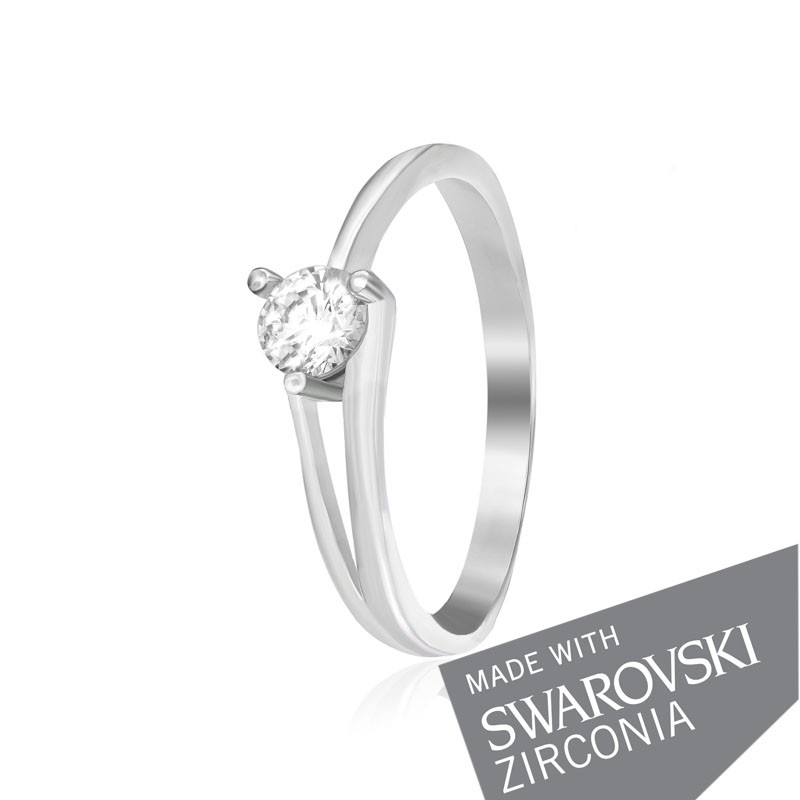 

Серебряное кольцо с цирконием Silvex925 SWAROVSKI ZIRCONIA К2С/037 - 15,5