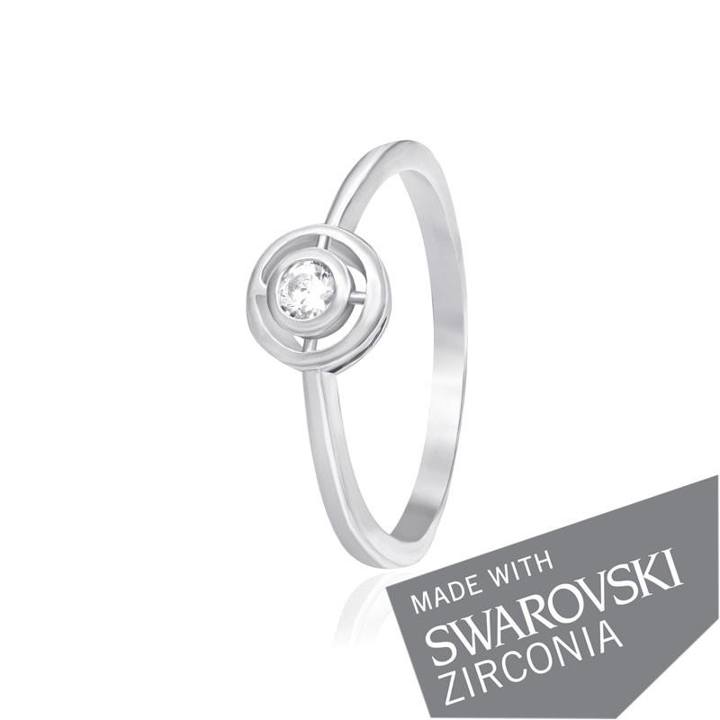 

Серебряное кольцо с цирконием Silvex925 SWAROVSKI ZIRCONIA КК2С/187 - 17