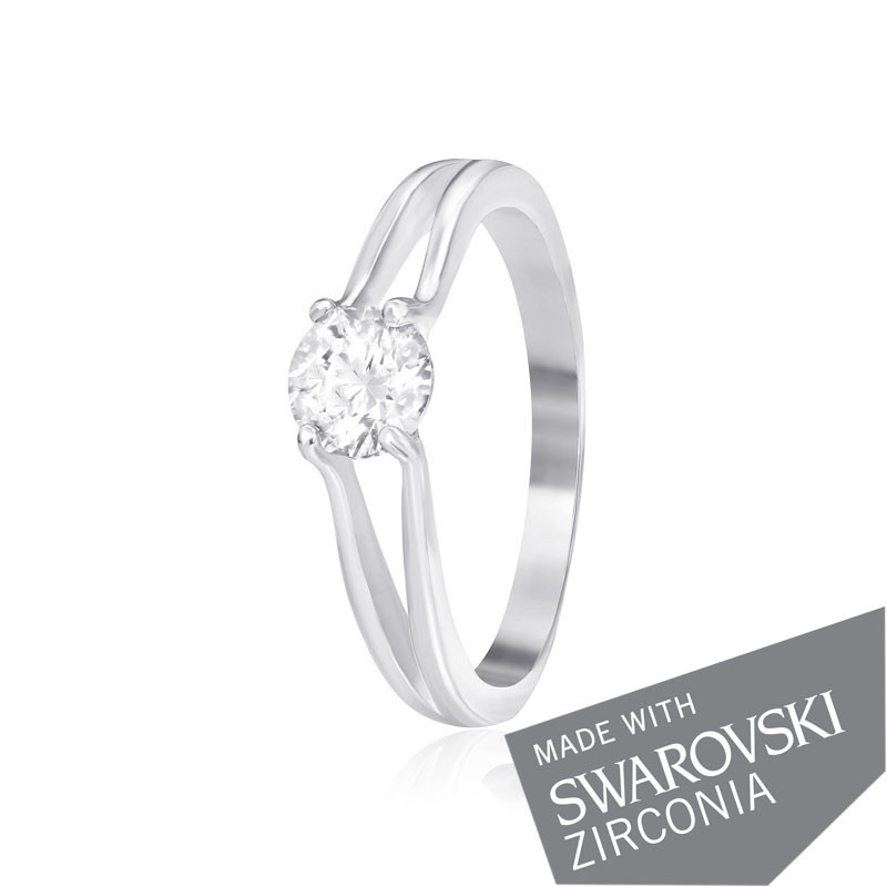 

Серебряное кольцо с цирконием Silvex925 SWAROVSKI ZIRCONIA К2С/704 - 18,5