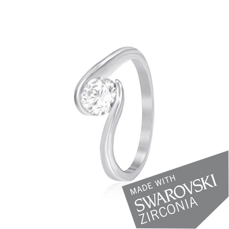

Серебряное кольцо с цирконием Silvex925 SWAROVSKI ZIRCONIA К2С/702 - 17
