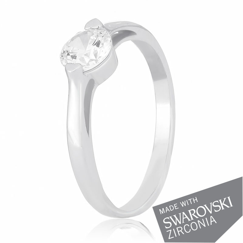 

Серебряное кольцо с цирконием Silvex925 SWAROVSKI ZIRCONIA К2С/731 - 16