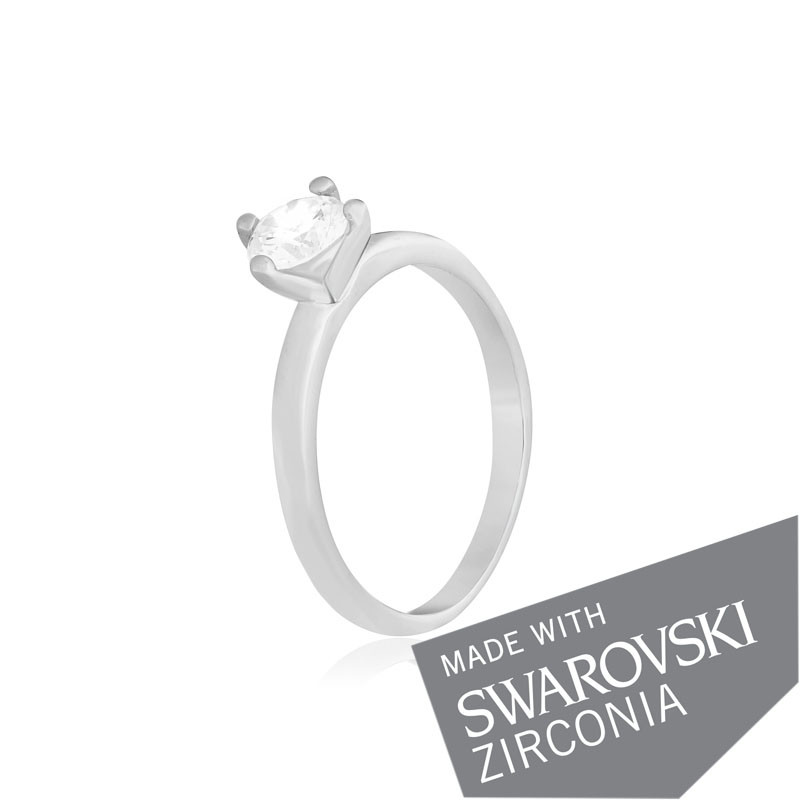 

Серебряное кольцо с цирконием Silvex925 SWAROVSKI ZIRCONIA К2С/717 - 16,5