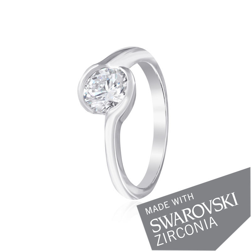 

Серебряное кольцо с цирконием Silvex925 SWAROVSKI ZIRCONIA К2С/701 - 17