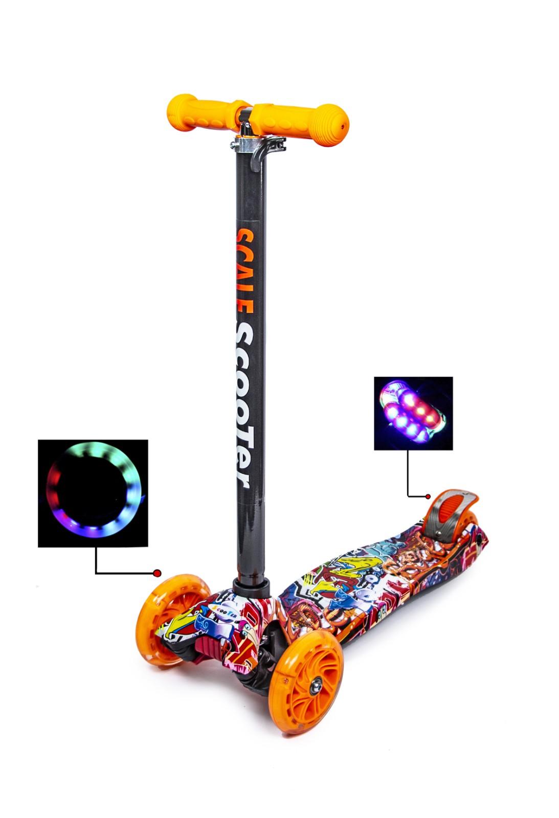 

Детский самокат SCOOTER MAXI GRAFFITY Светящиеся колеса (SD 943162917)