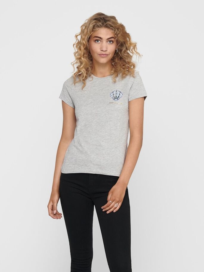 

Футболка ONLY L Серый 15203535LightGrey