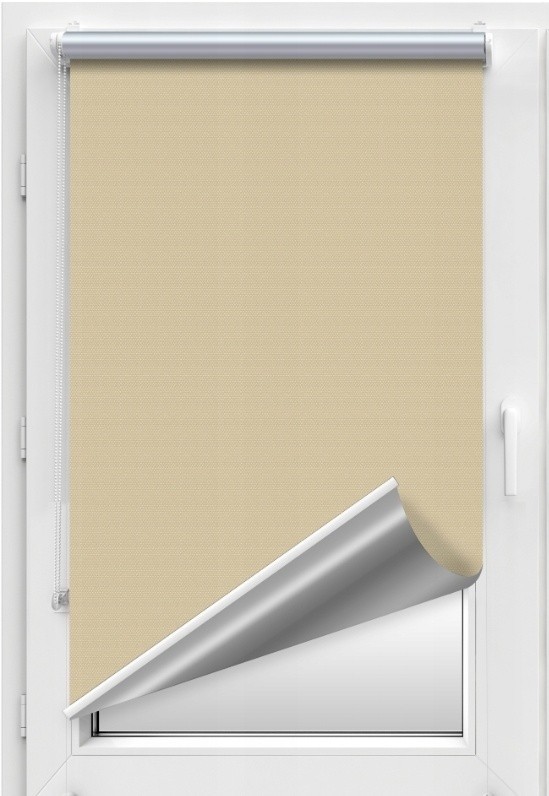 

Ролета Roll Star 130x180 см Термо ВО Блэкаут Бежевый (17)