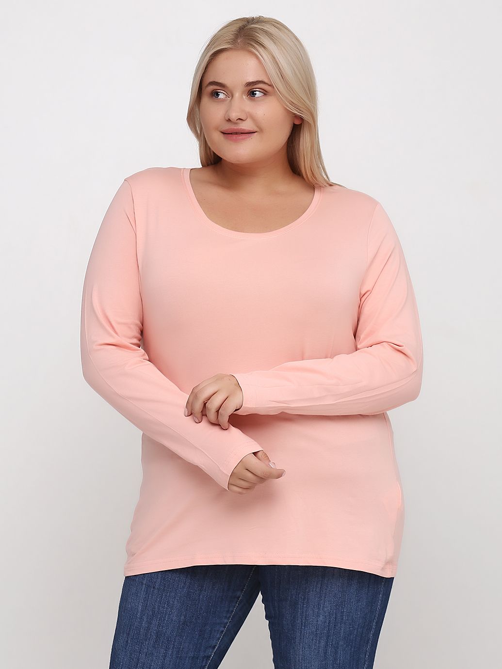 

Лонгслив Dolce Bella 25563_01 XXL Светло-розовый