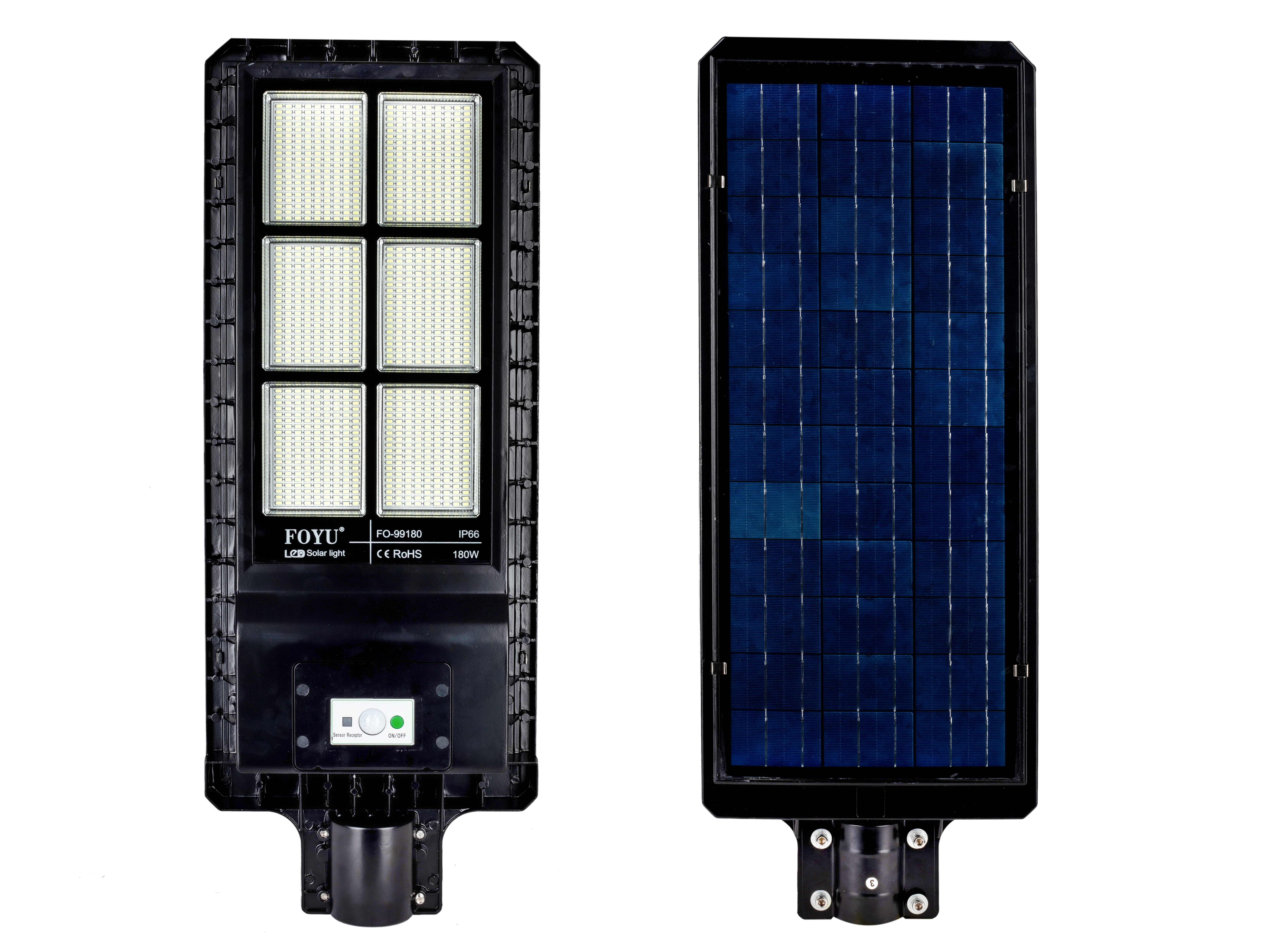 

LED уличный светильник на солнечной батарее FOYU 180W metal FO-99180