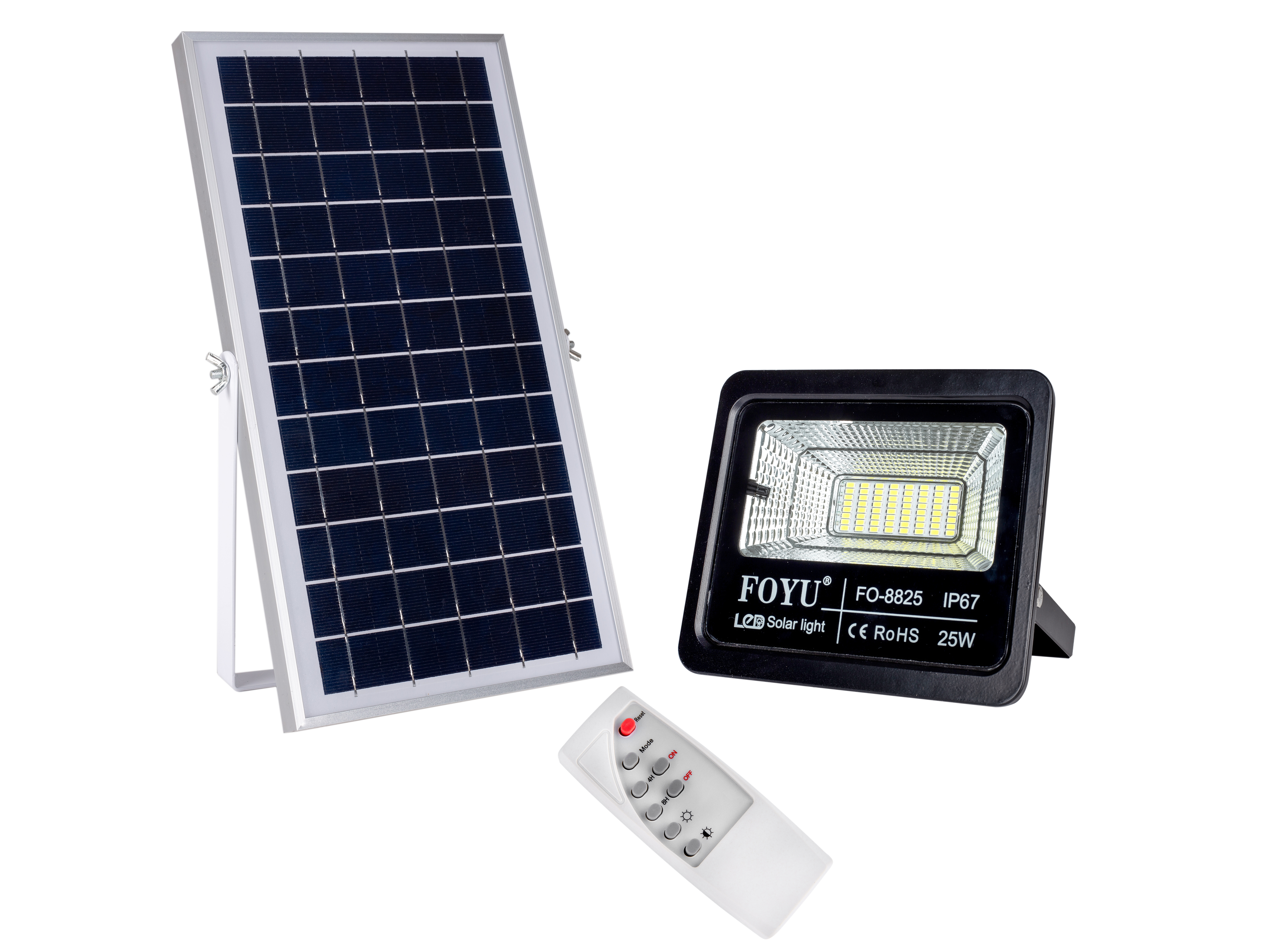 

Прожектор на солнечной батарее 25W FOYU FO-8825