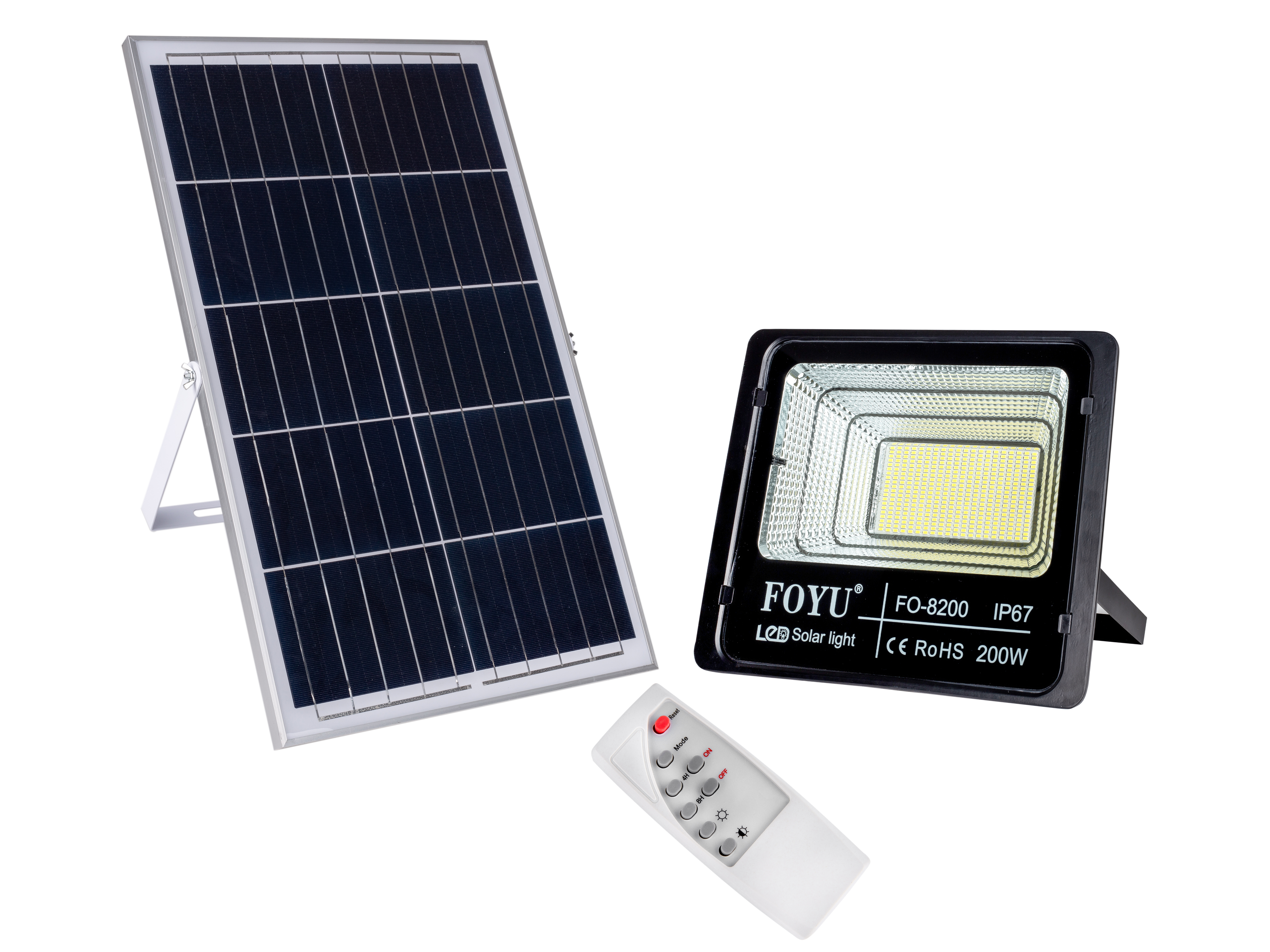 

Прожектор на солнечной батарее 200W FOYU FO-88200