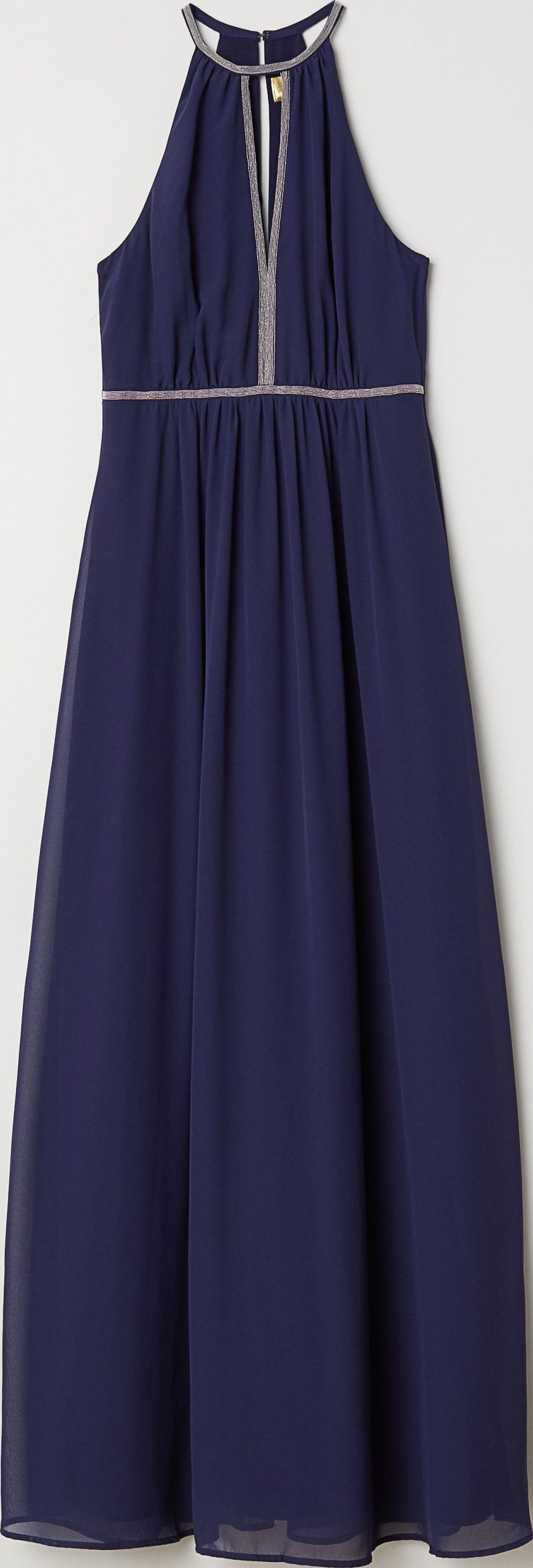 Акція на Сукня довга жіноча H&M 6080167 34 Темно-синя від Rozetka