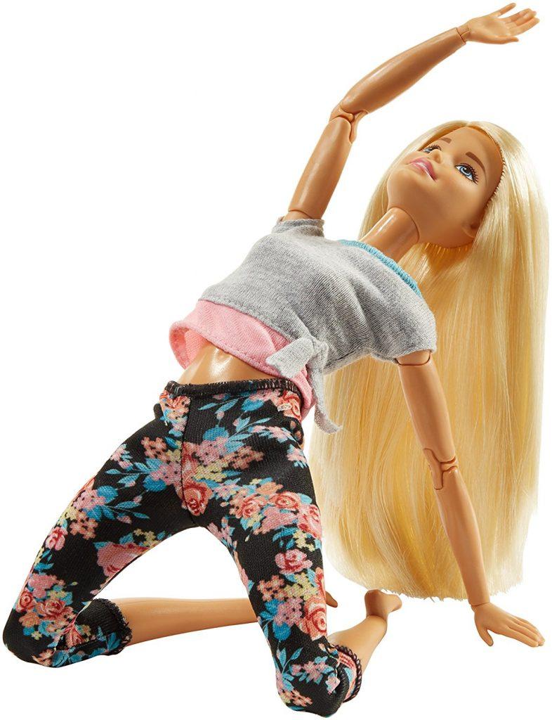 

Кукла Mattel Барби йога серия Безграничные движения Блондинка Barbie Made to Move Blonde Doll (FTG81)