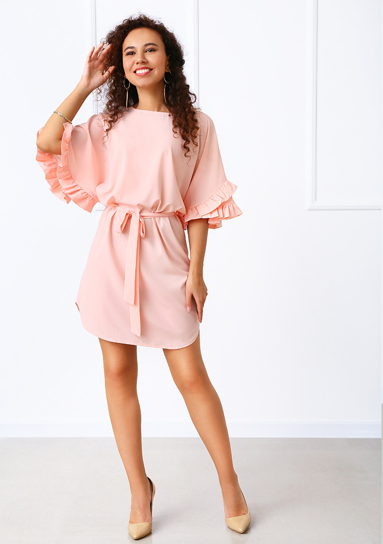 

Платье Fashion Girl "Fiona" - персиковый, Платье Fashion Girl "Fiona" 42-44 персиковый
