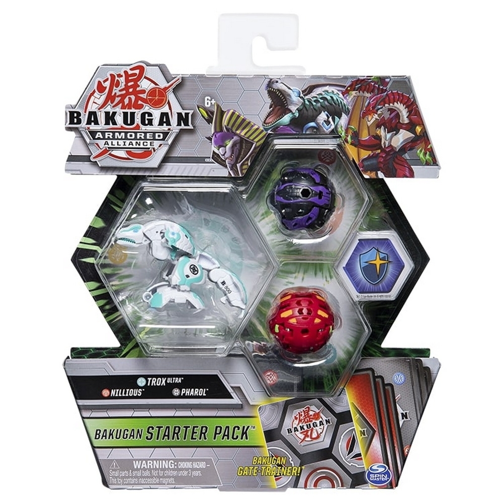 

Игровые наборы Spin Master Bakugan Armored Alliance Набор из трех бакуганов Трокс Хаос (SM64424-19)