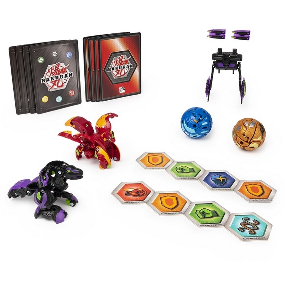 

Игровые наборы Spin Master Bakugan Armored Alliance Боевой набор из четырех бакуганов с оружием Трокс и Пегатрикс (SM64444-2)